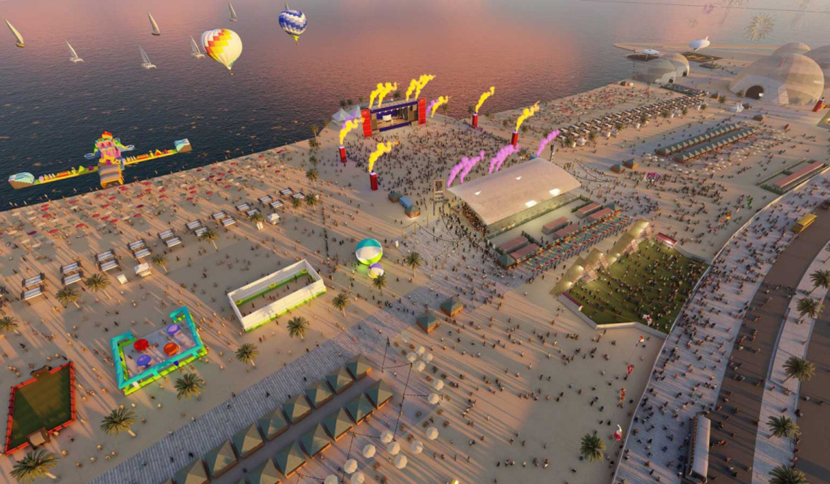 Entertainment Beach to Open for Fans in Lusail During FIFA World Cup Qatar 2022